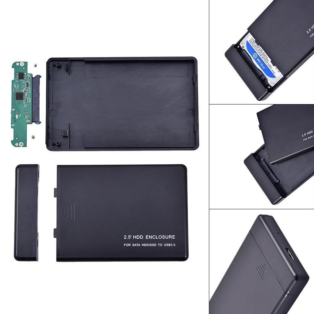 External Hard Drive Disk Storage Devices 2.5'' USB 3.0 2.0 SATA -Black 500GB
