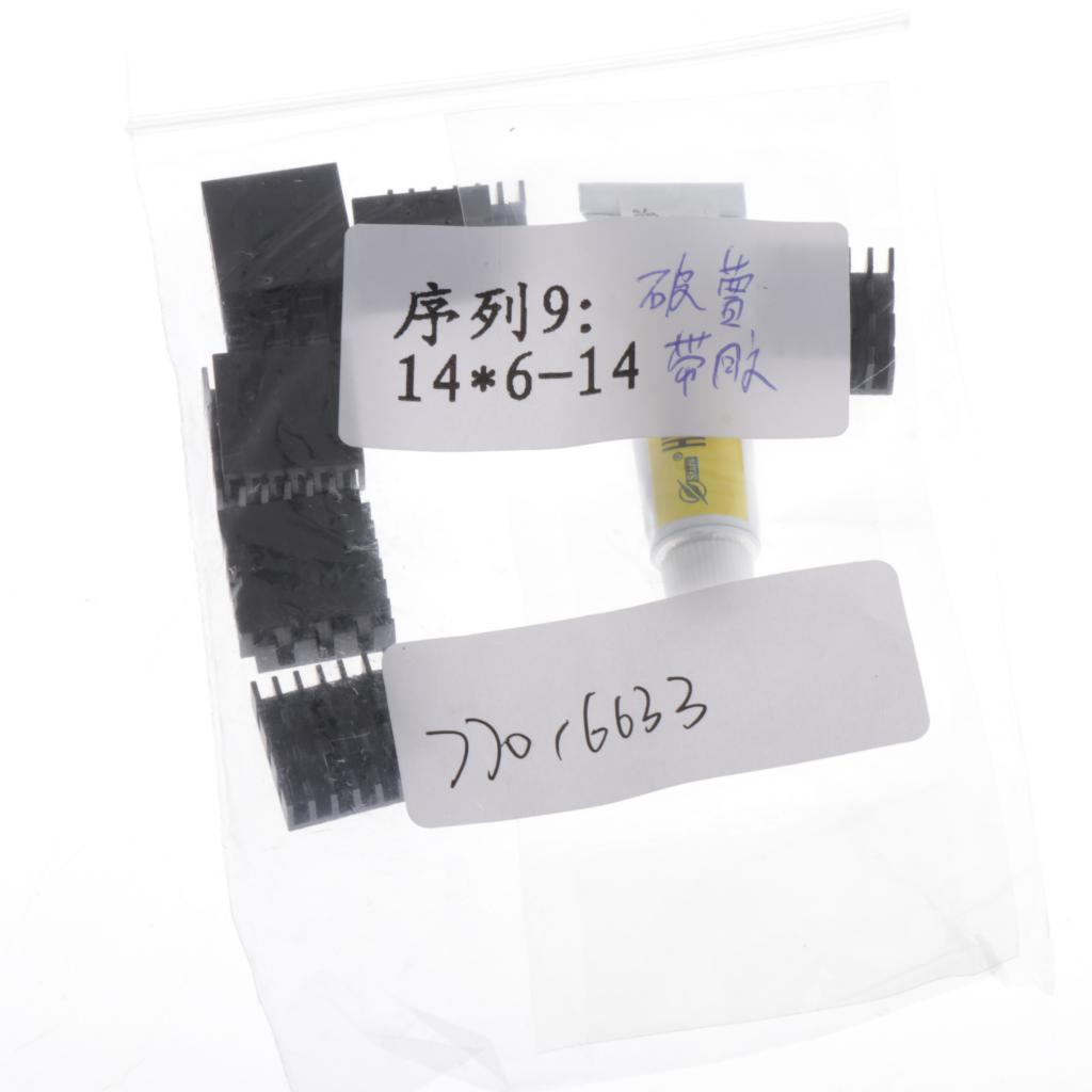 10 Aluminum Radiators Heat Sinks 14x14x6mm + 5g Thermal Conductive Glue
