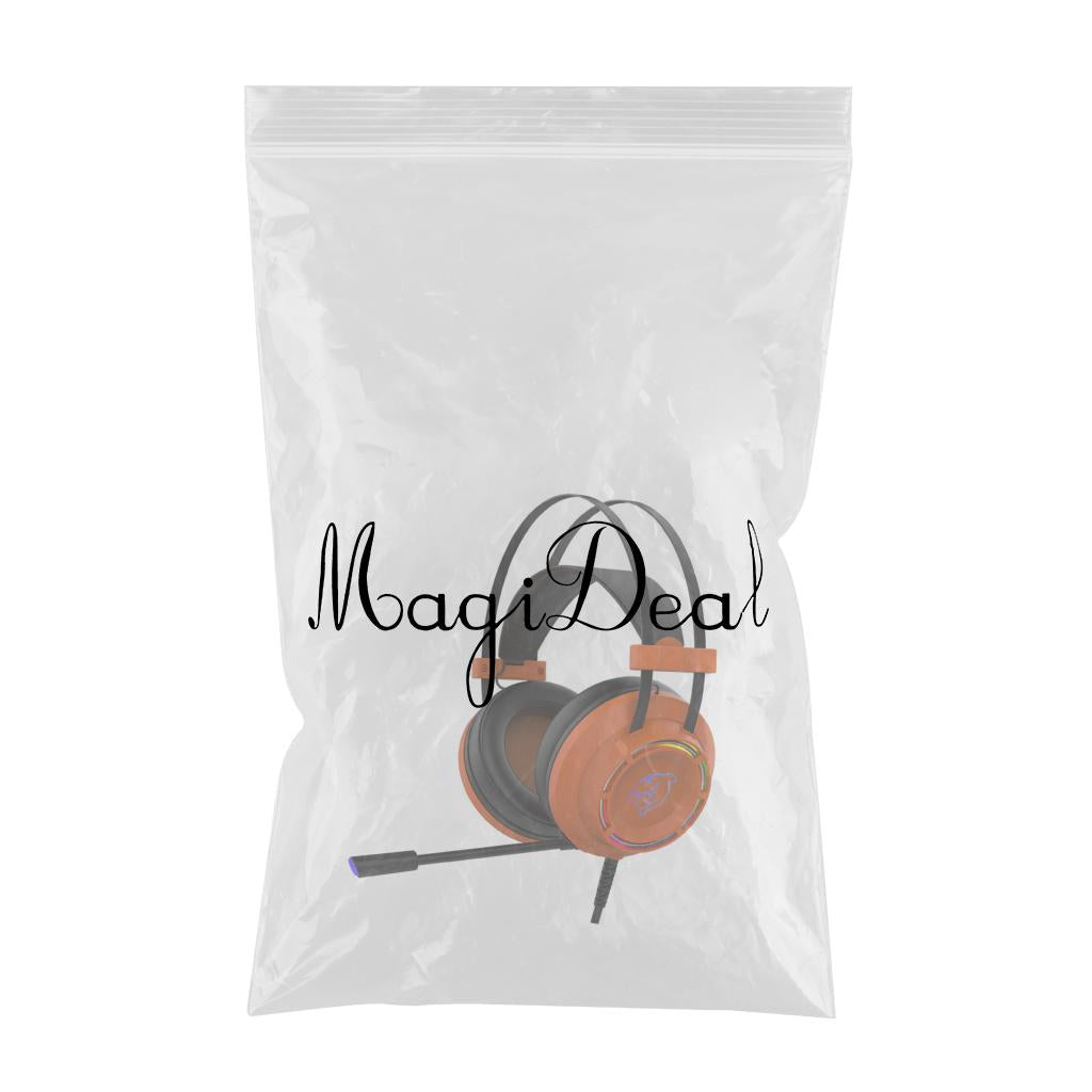 7.1 Channel Gaming Headset Electric Race Headphone USB Wired Orange