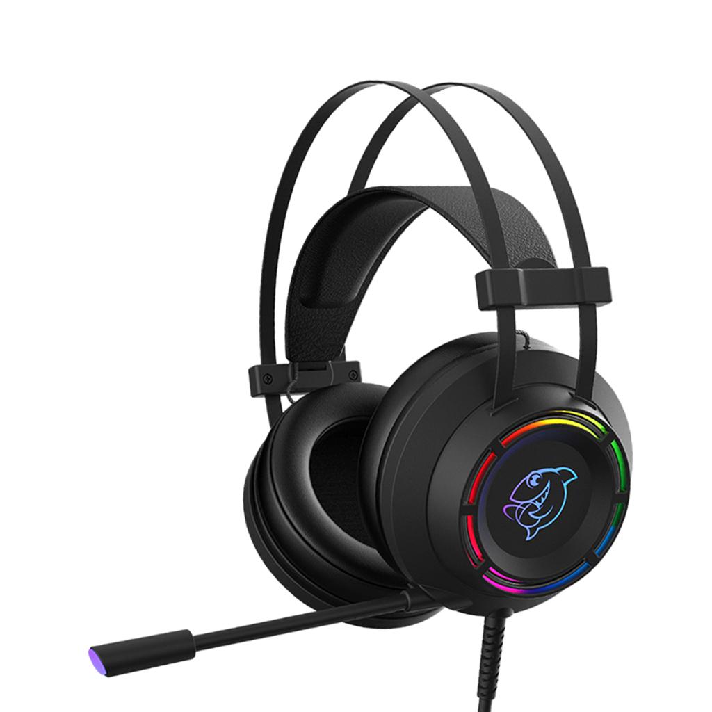 7.1 Channel Gaming Headset Electric Race Headphone USB Wired Black
