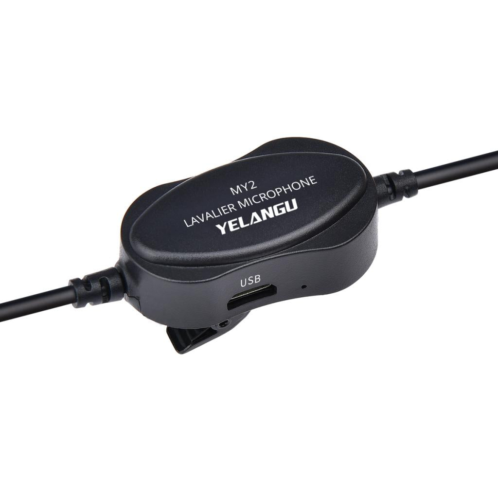 Clip On Lapel Microphone Hands Free Wired Condenser Mini Lavalier Mic 3.5mm