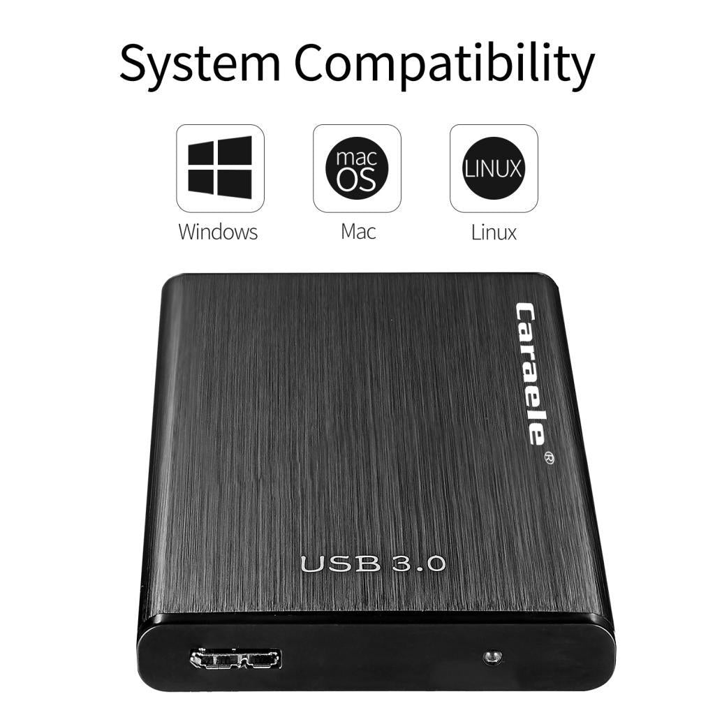 NEW Alloy External Hard Drive Disk Storage Devices 2.5'' USB 3.0 SATA 80GB
