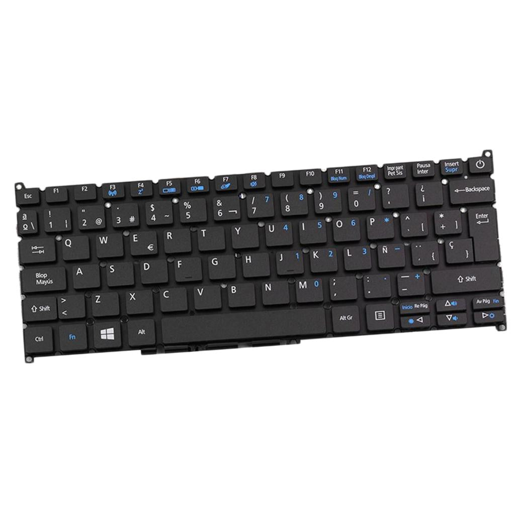 Spanish Layout Keyboard Replacement Parts for ACER Aspire ES1-132 PC Black