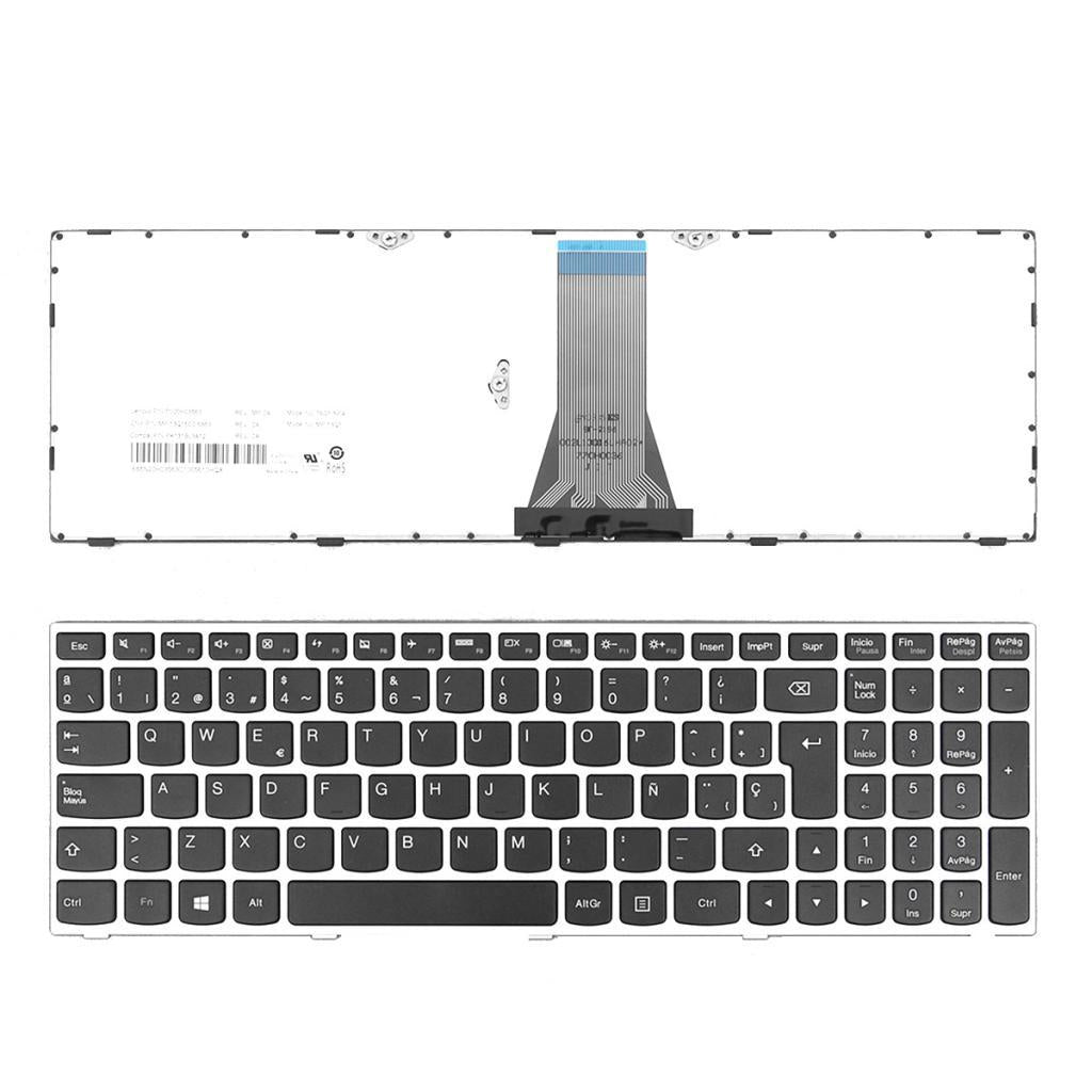 Spanish Keyboard Replacement with Frame for Lenovo G50-70 Laptop PC Teclado