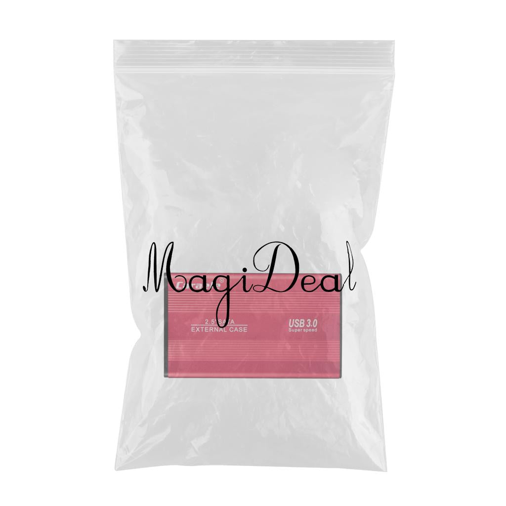 Red Alloy External Hard Drive Disk Storage Devices 2.5'' USB 3.0 1T