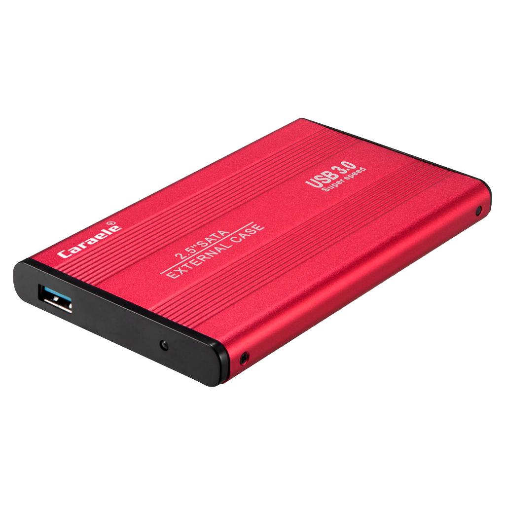 Red Alloy External Hard Drive Disk Storage Devices 2.5'' USB 3.0 2T