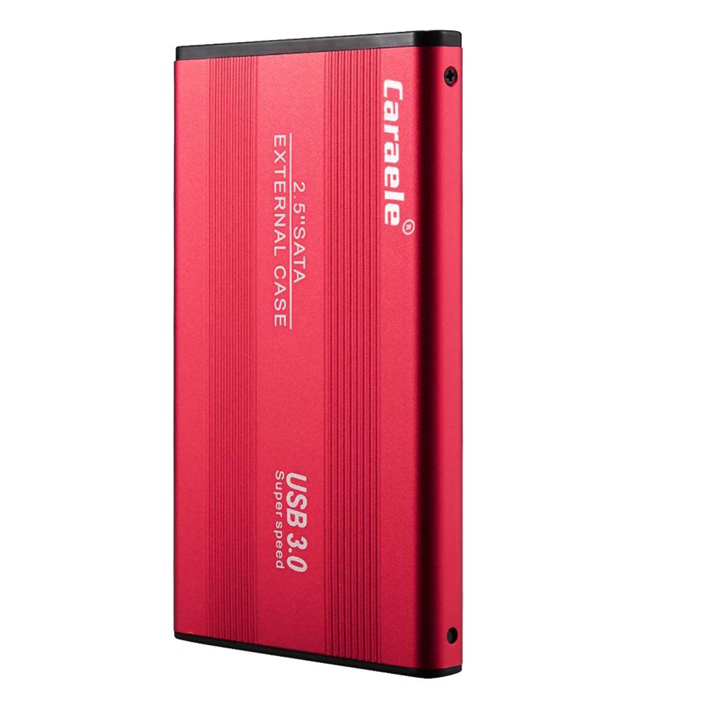Red Alloy External Hard Drive Disk Storage Devices 2.5'' USB 3.0 2T