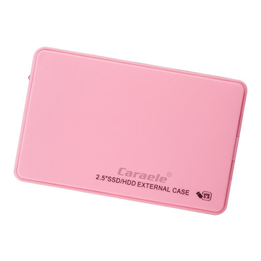 USB3.0 2.5" SATA External Hard Drive Mobile Disk HD Enclosure,Pink 1T