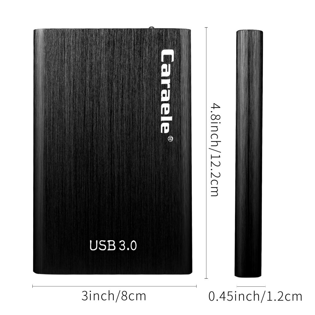 USB3.0 2.5" SATA External Hard Drive Mobile Disk HD Enclosure,Black 1T
