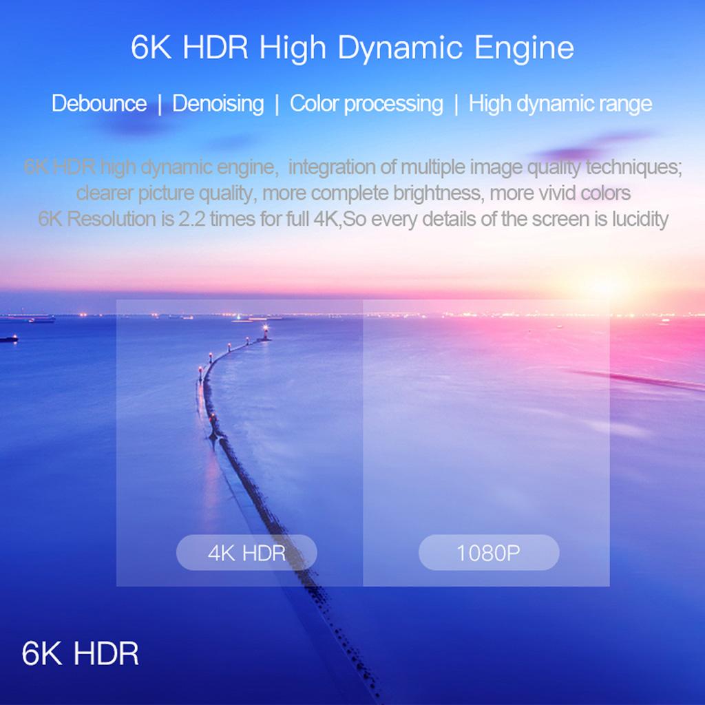 Smart TV BOX 4G DDR3 32G EMMC ROM Set-top Box 6K 3D H.265 Wifi Media Player