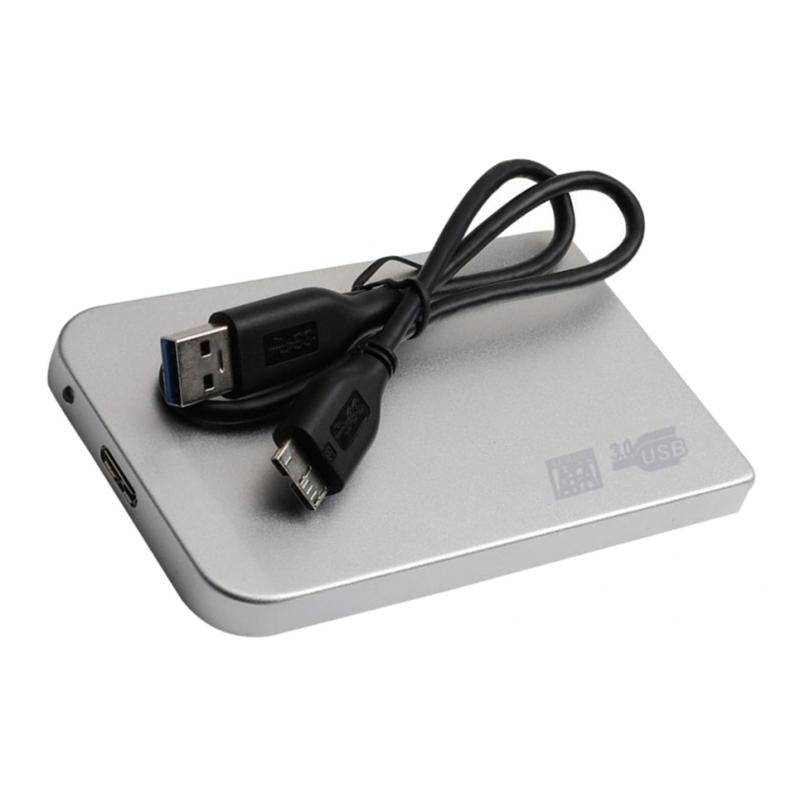 USB3.0 2.5" HDD External Mobile Hard Disk Storage Drive Silver 500GB