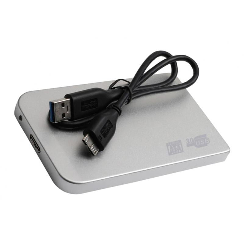 USB3.0 2.5" HDD External Mobile Hard Disk Storage Drive Silver 1T