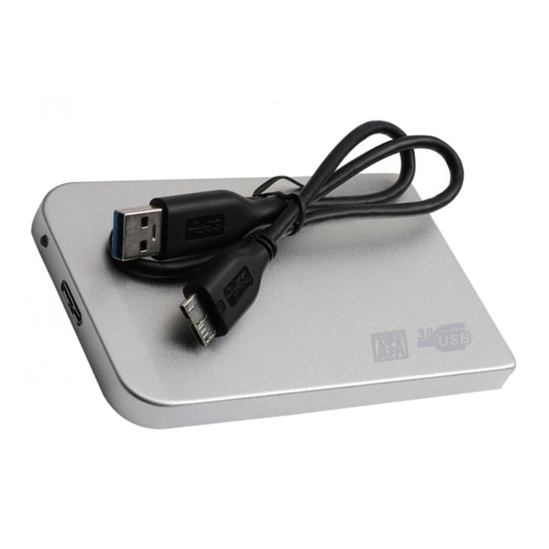 USB3.0 2.5" HDD External Mobile Hard Disk Storage Drive Silver 2T