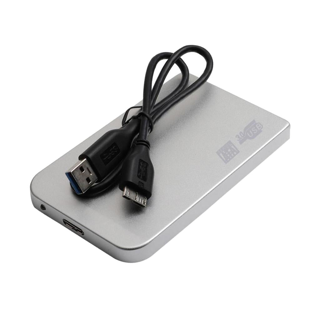 USB3.0 2.5" HDD External Mobile Hard Disk Storage Drive Silver 2T