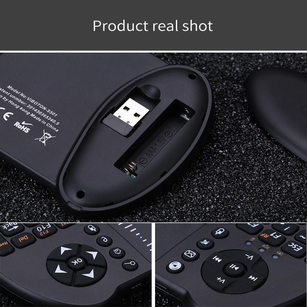 S501 Mini Keyboard Wireless USB Mini Keyboard Touchpad for Android TV Box