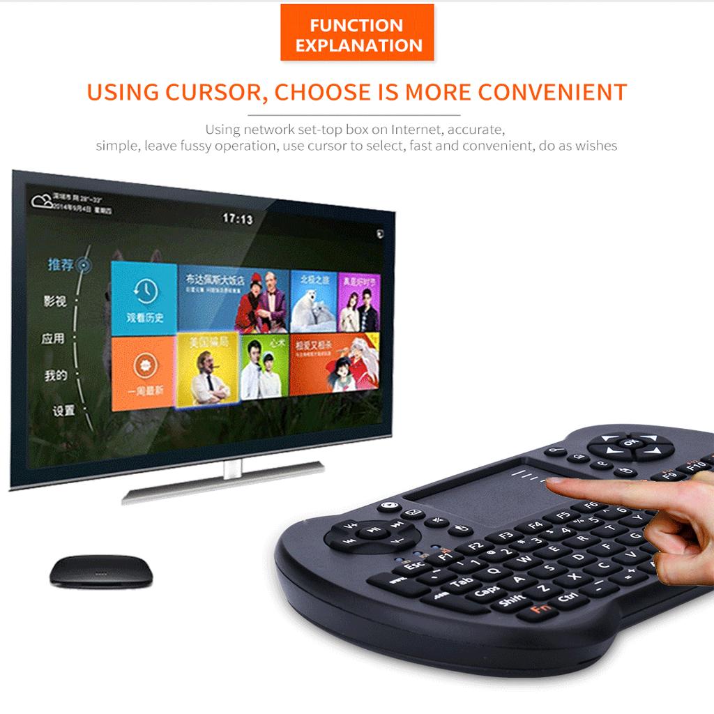 S501 Mini Keyboard Wireless USB Mini Keyboard Touchpad for Android TV Box
