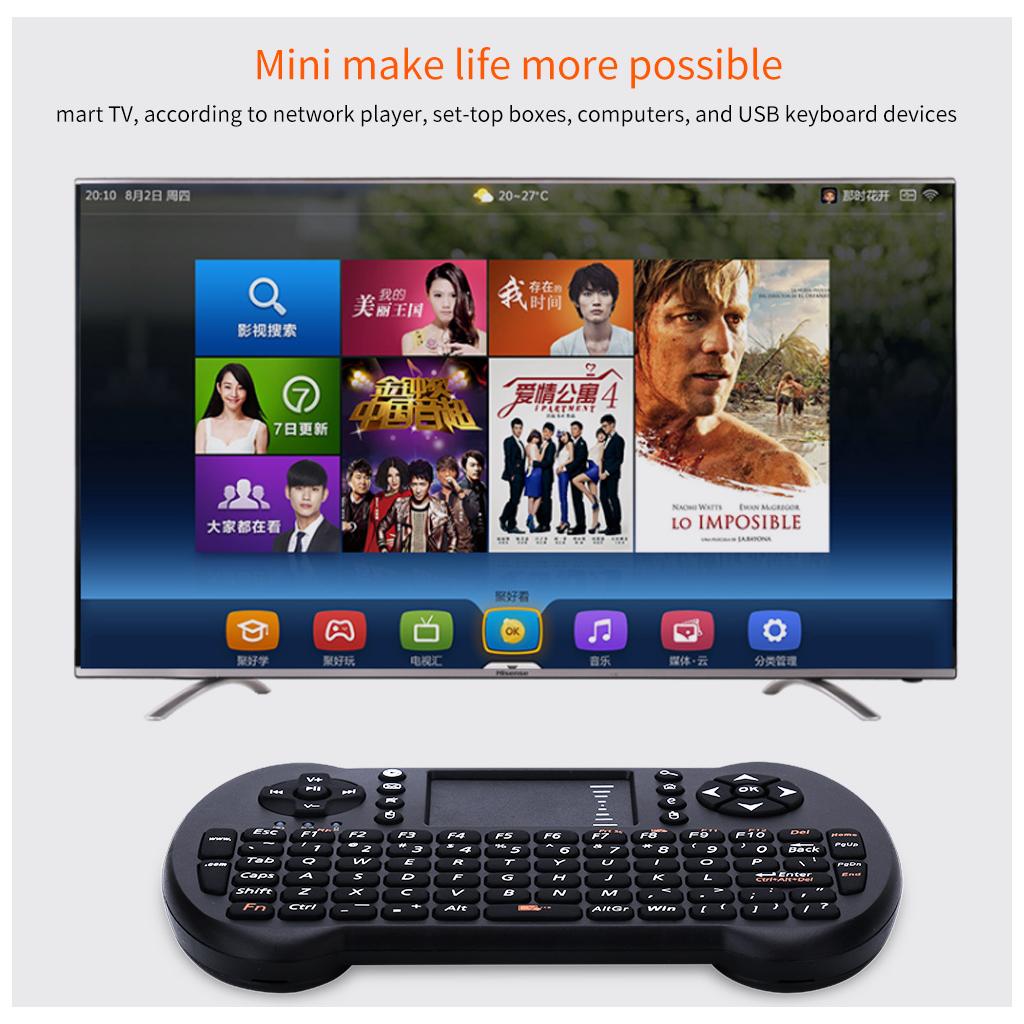 S501 Mini Keyboard Wireless USB Mini Keyboard Touchpad for Android TV Box