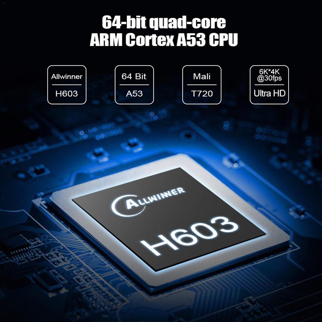 X96H TV Box Digital 4GB+32GB Android 9.0 4K Smart Network Player TV Box