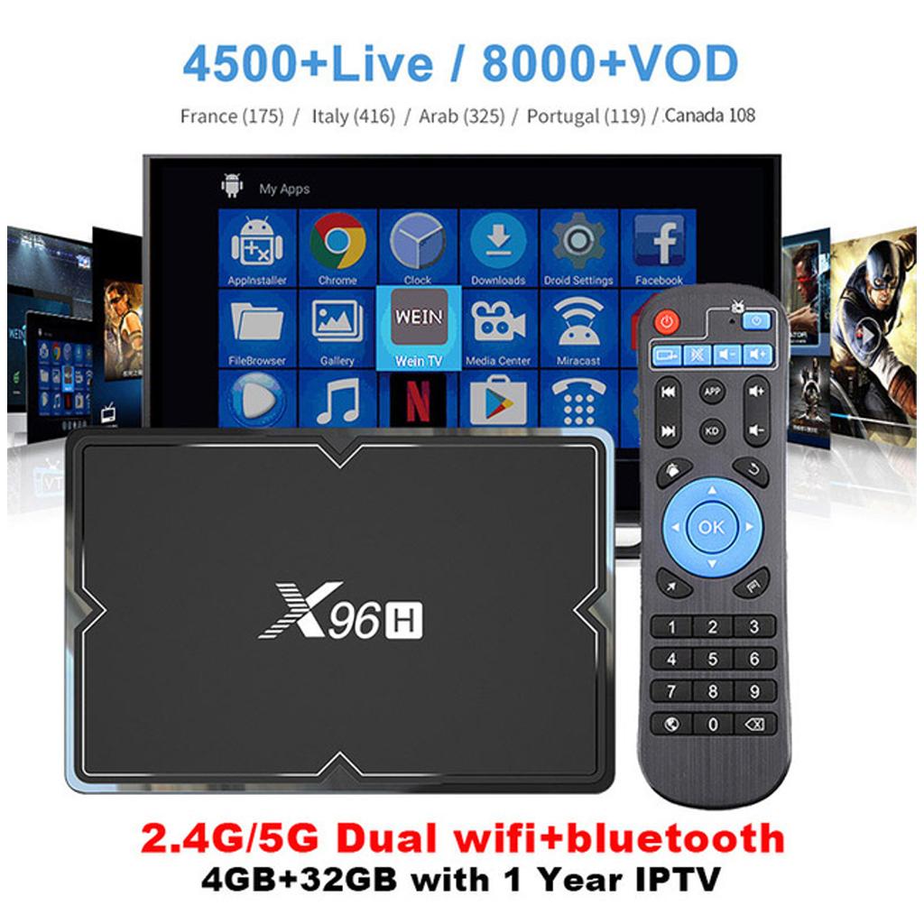 X96H TV Box Digital 4GB+32GB Android 9.0 4K Smart Network Player TV Box