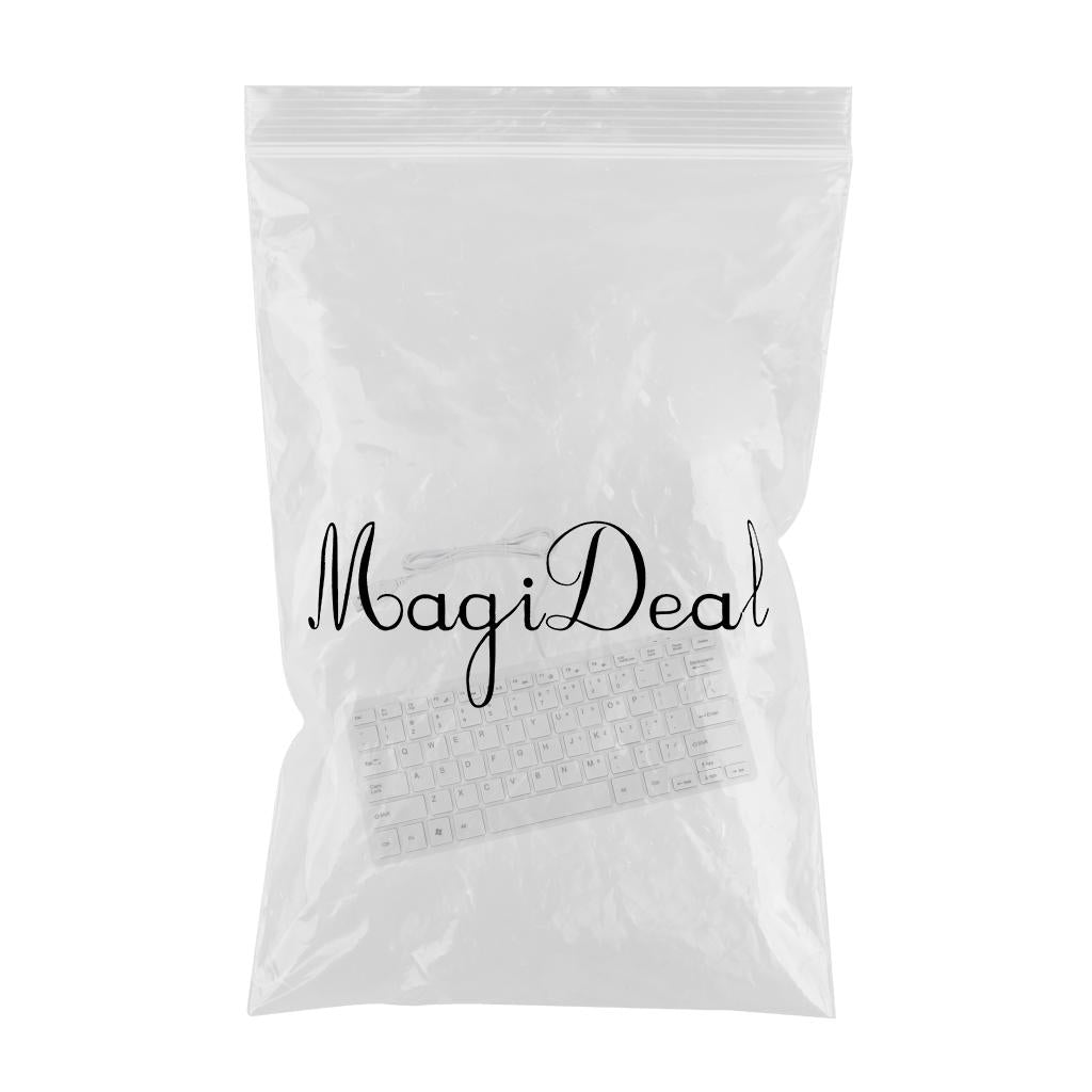 Ultra-thin New White USB2.0 Mini Keyboard Keypad fit Computer Desktop Wired