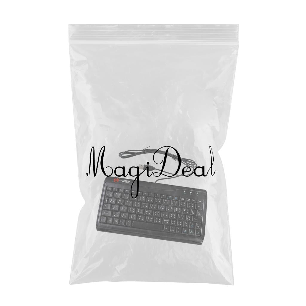 MCSaite Ultra Slim Mute Wired USB Mini Keyboard 8017 Changjie Code For PC