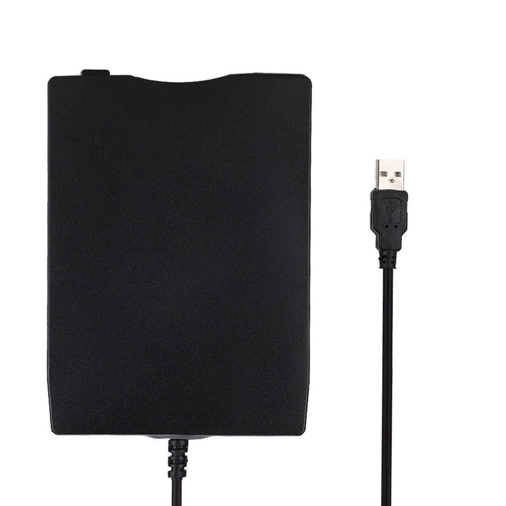1.44MB USB2.0 Portable External Mobile Floppy Disk Drive Black