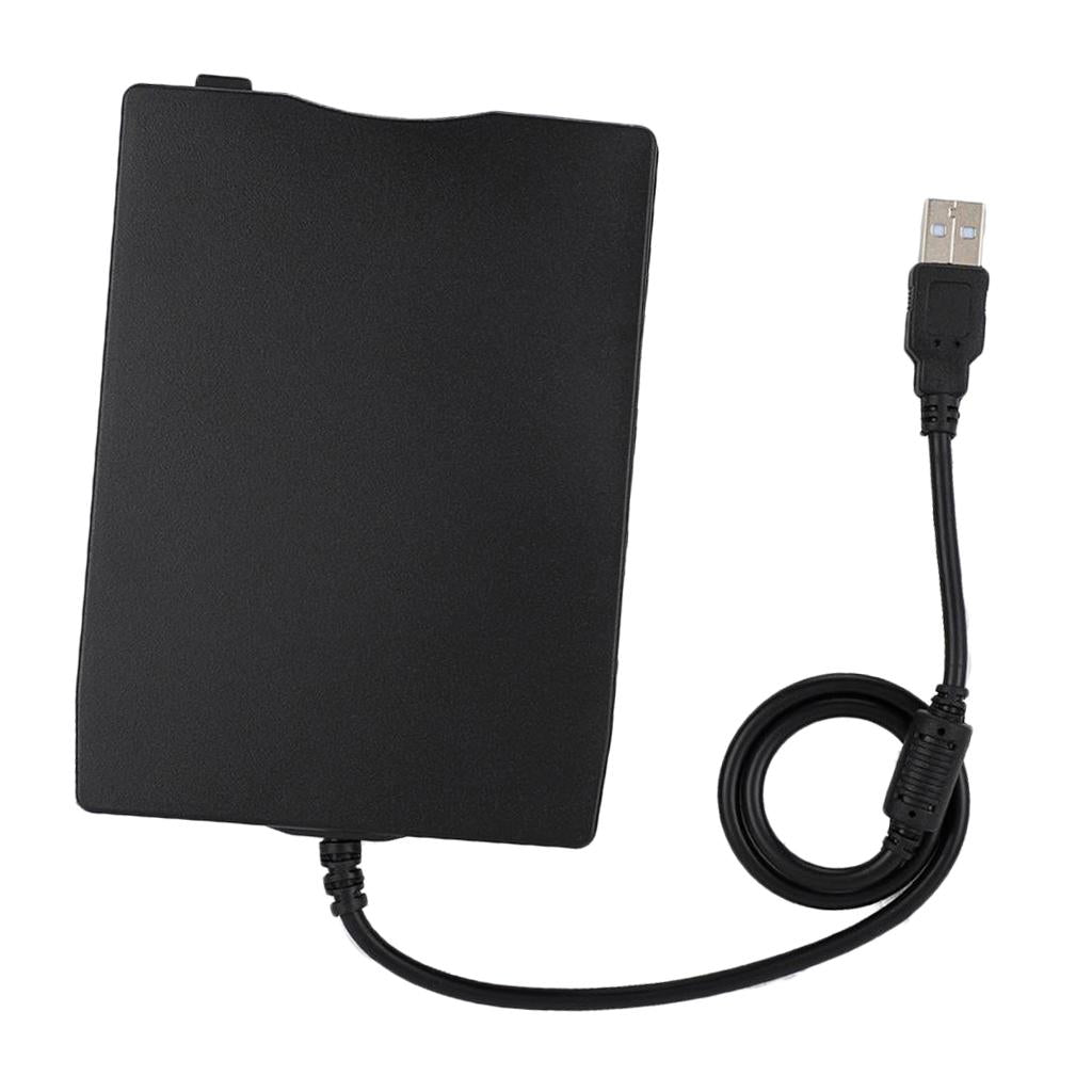 1.44MB USB2.0 Portable External Mobile Floppy Disk Drive Black