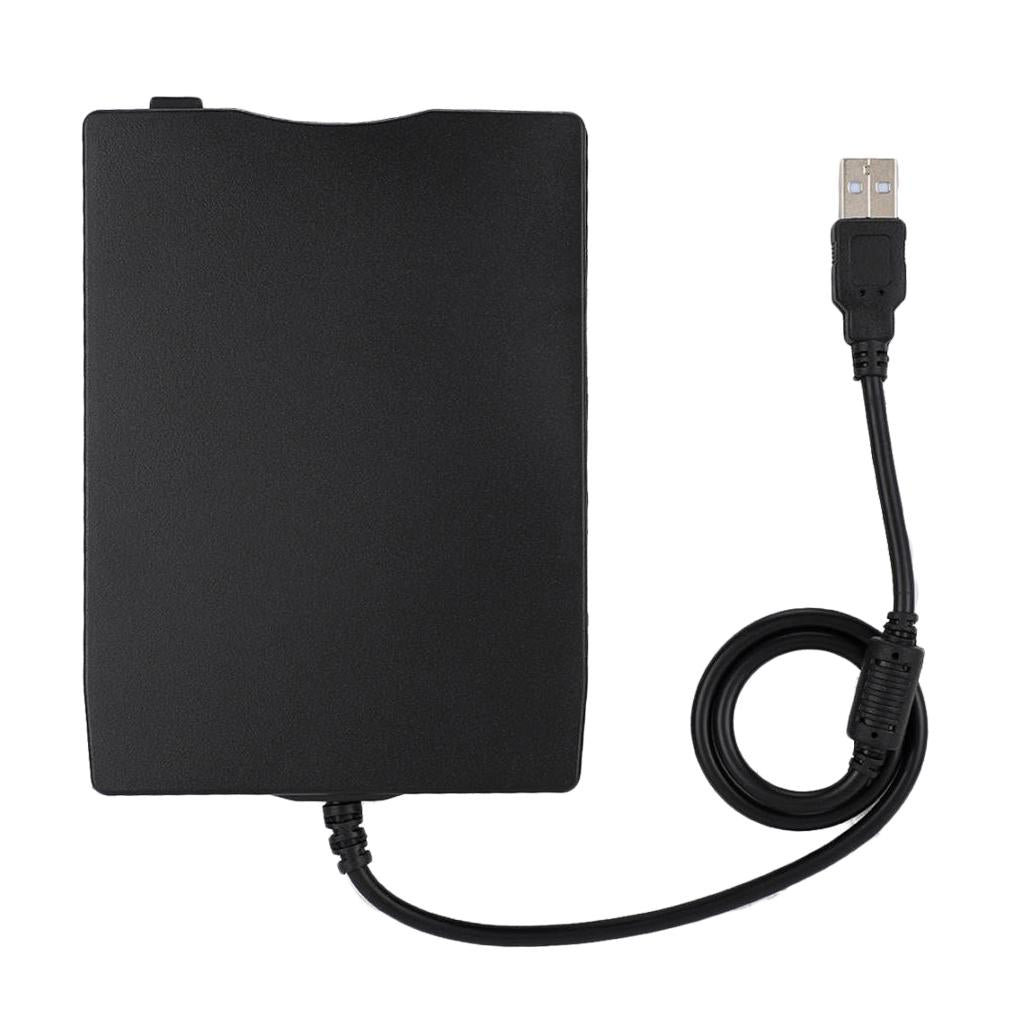 1.44MB USB2.0 Portable External Mobile Floppy Disk Drive Black