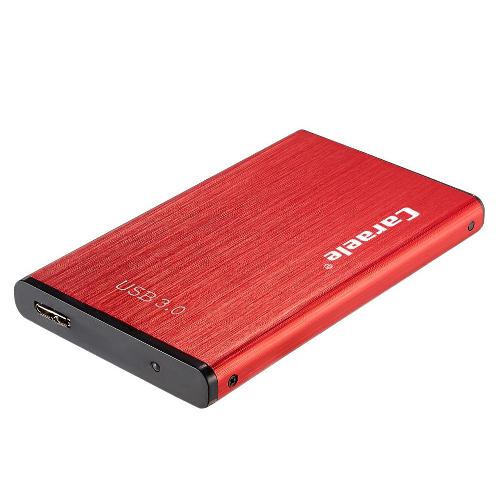 High Speed USB3.0 External Hard Drive Mobile Hard Disk Enclosure Red 1T