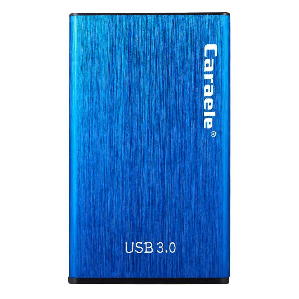 High Speed USB3.0 External Hard Drive Mobile Hard Disk Enclosure Blue 500GB