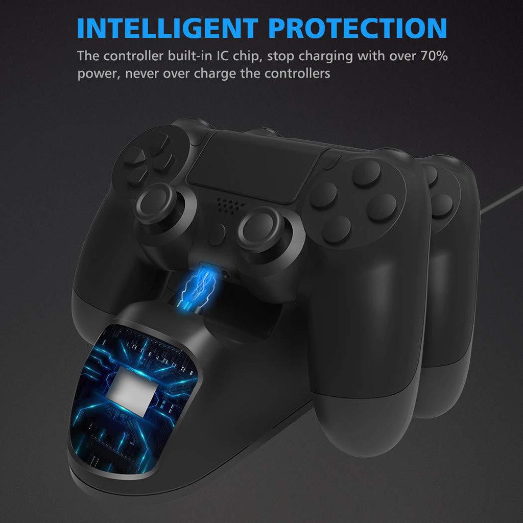 PS4 Wireless Controller Dual Charge Dock Station for PS4 Pro Controller