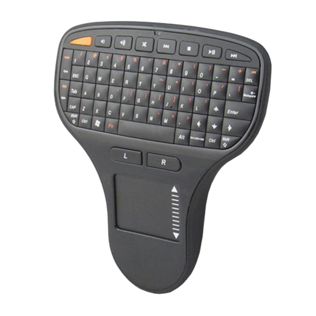 Mini 2.4G Wireless Keyboard Remote Control Touch Pad Smart for TV Laptop