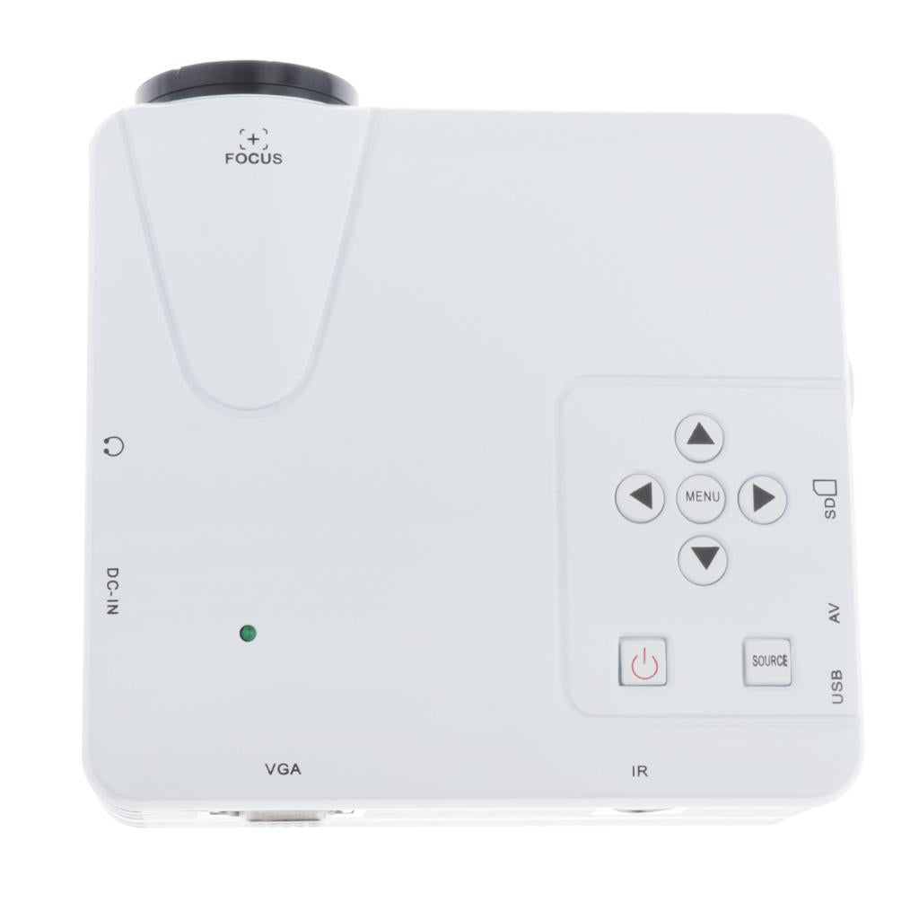 H80 Portable 640x480 Pixels Support Full HD 1080P US Home Theater Projector