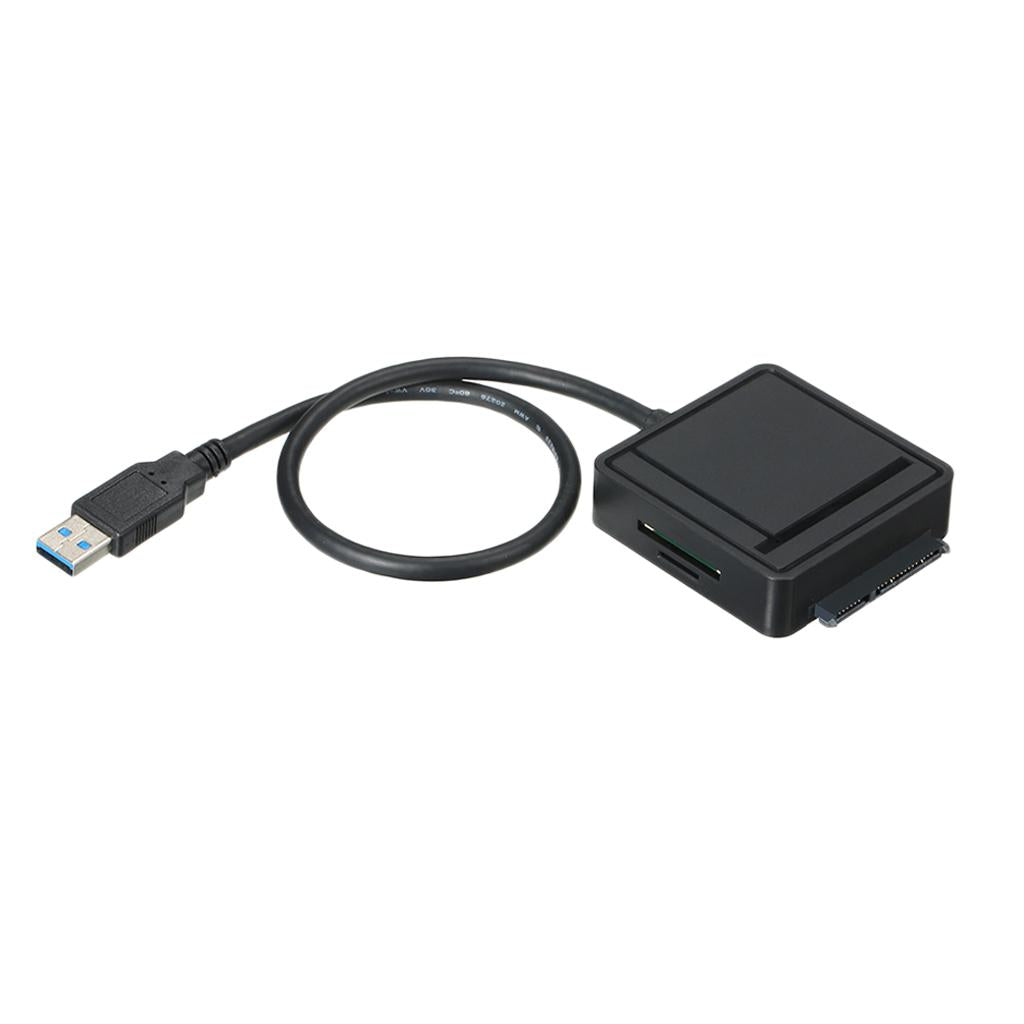 USB 3.0 to SATA Adapter TF SD Card Reader USB 3.0 Hub Converter for HDD