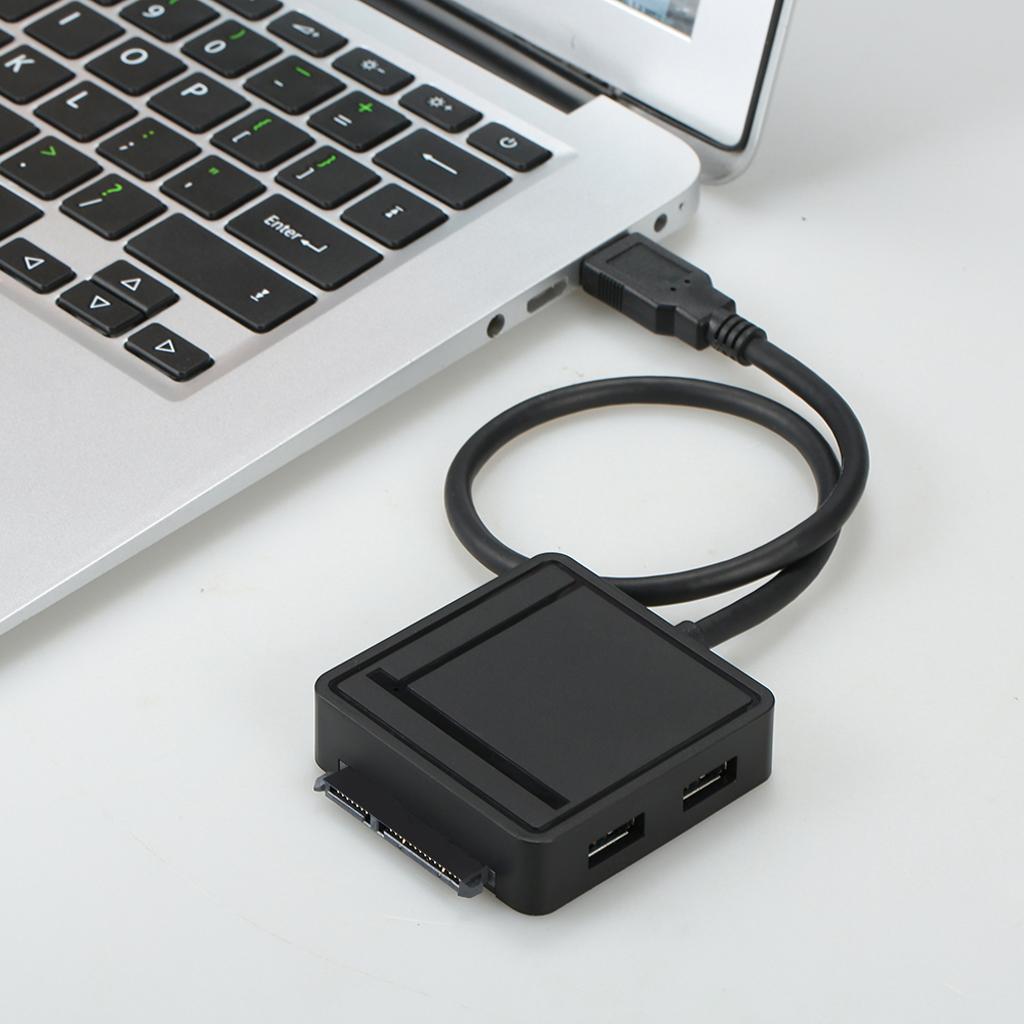 USB 3.0 to SATA Adapter TF SD Card Reader USB 3.0 Hub Converter for HDD