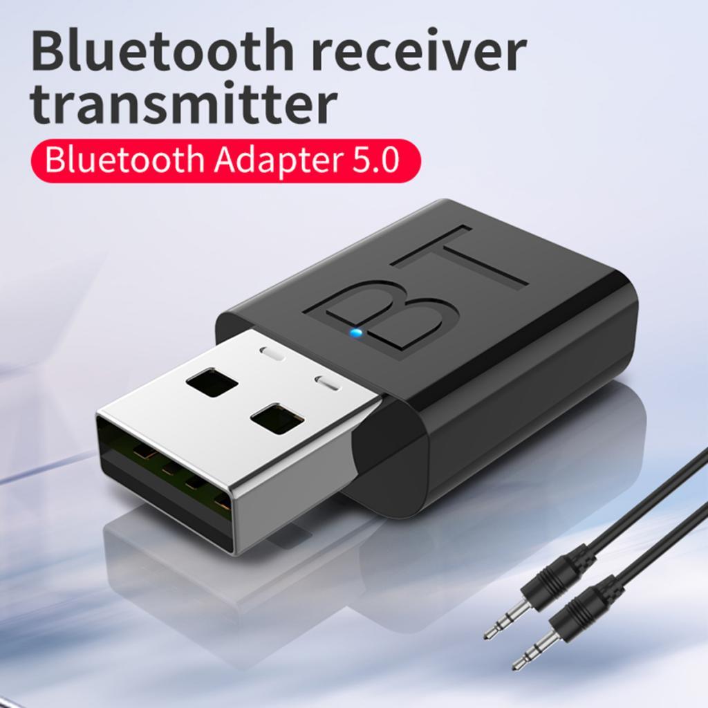 2-in-1 USB Bluetooth 5.0 Wireless Audio Adapter Transmitter and Receiver