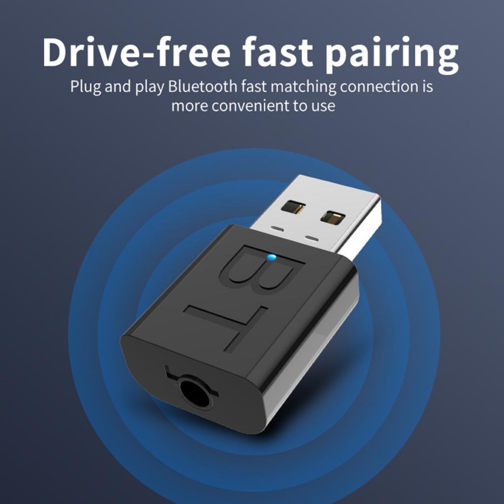 2-in-1 USB Bluetooth 5.0 Wireless Audio Adapter Transmitter and Receiver