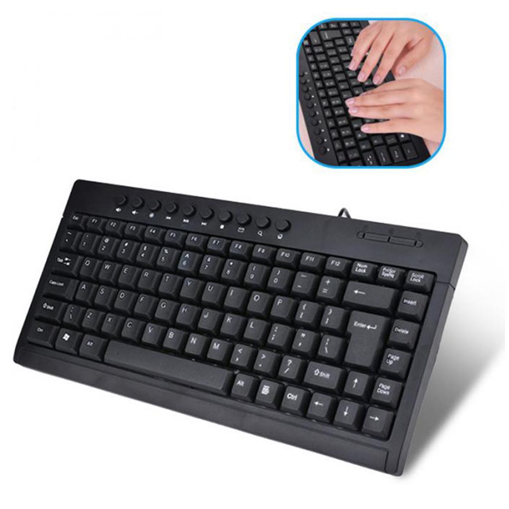 Laptop Desktop Android Smart TV Multimedia Wired 95 Keys Mini USB Keyboard