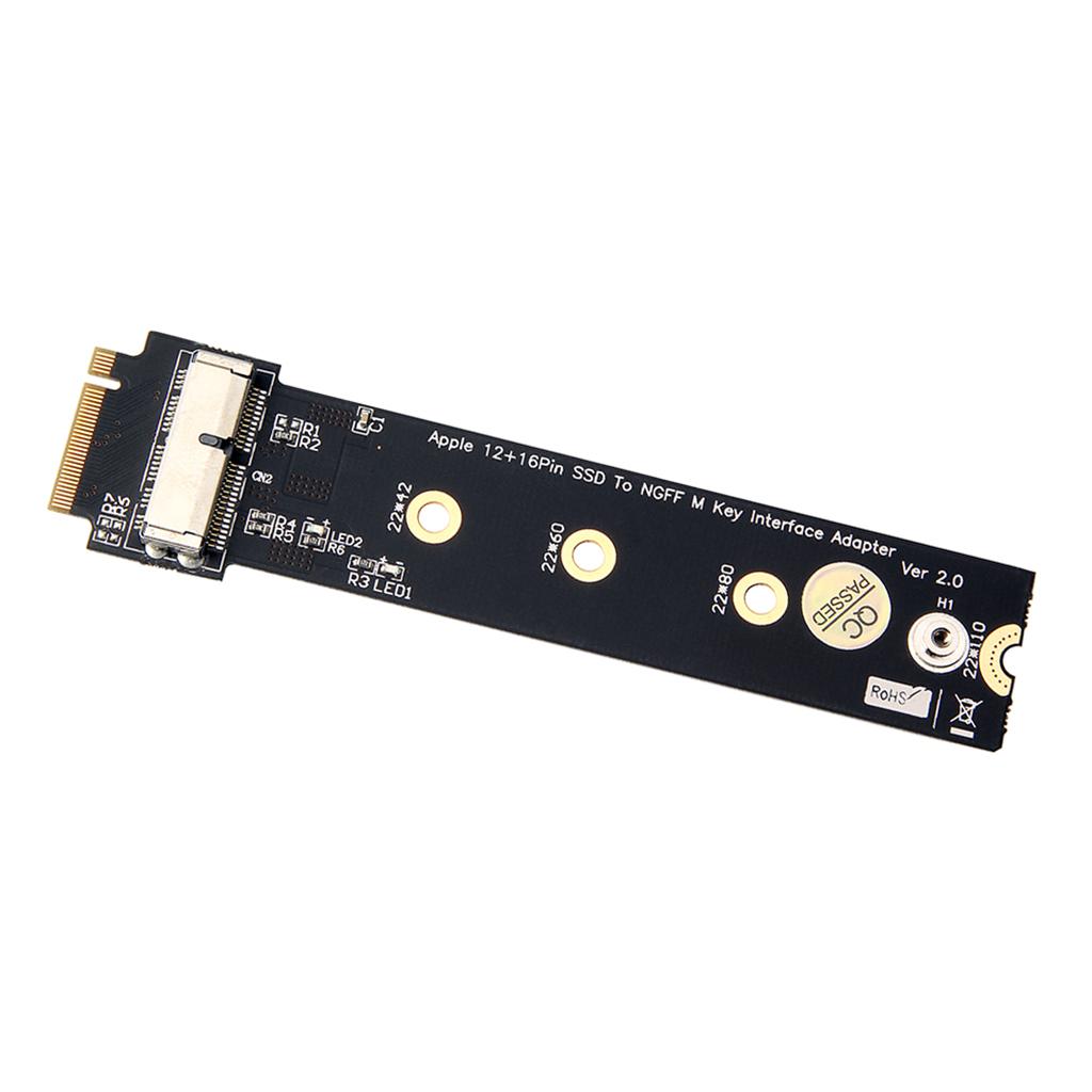 PCIe SSD to M.2 Key M Adapter Card V2.0 for MacBook Air Pro Retina 2013-17