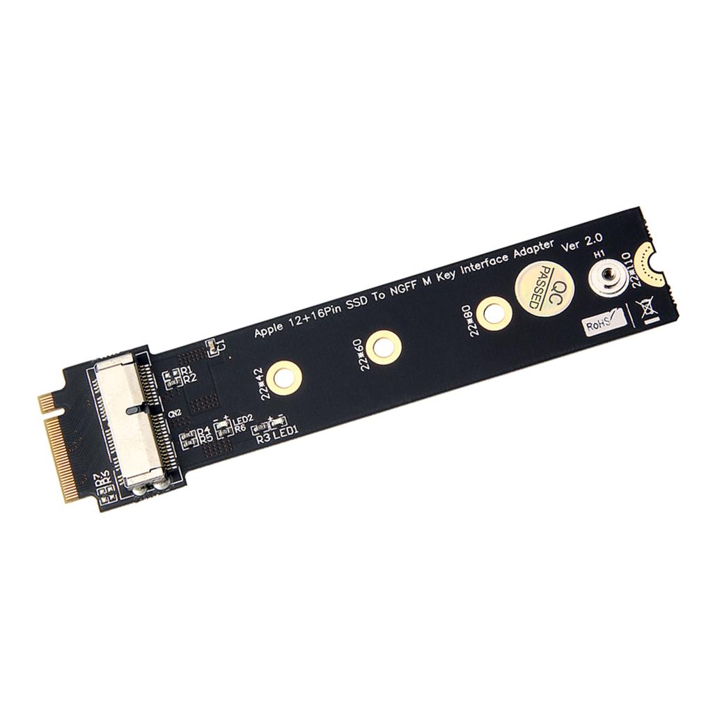 PCIe SSD to M.2 Key M Adapter Card V2.0 for MacBook Air Pro Retina 2013-17