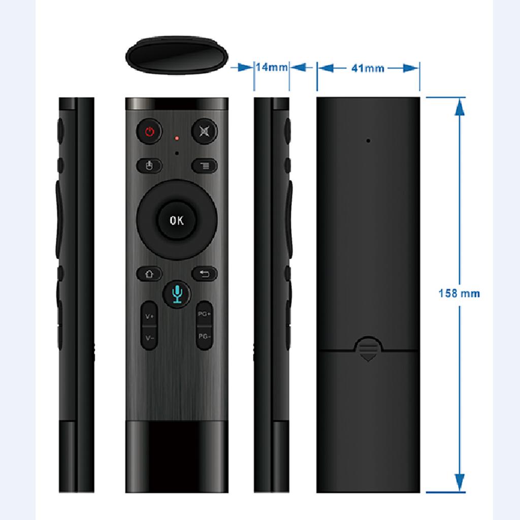 Q5-T Wireless Fly Mouse Keyboard Keypad For Android TV Box Laptop Computer