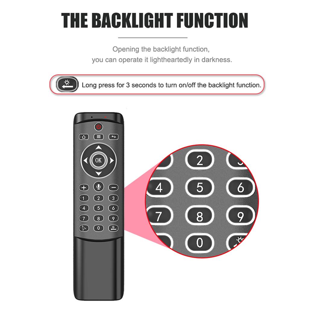 MT1 USB 2.4G Wireless Fly Mouse Keyboard For Android TV Box Computer Laptop