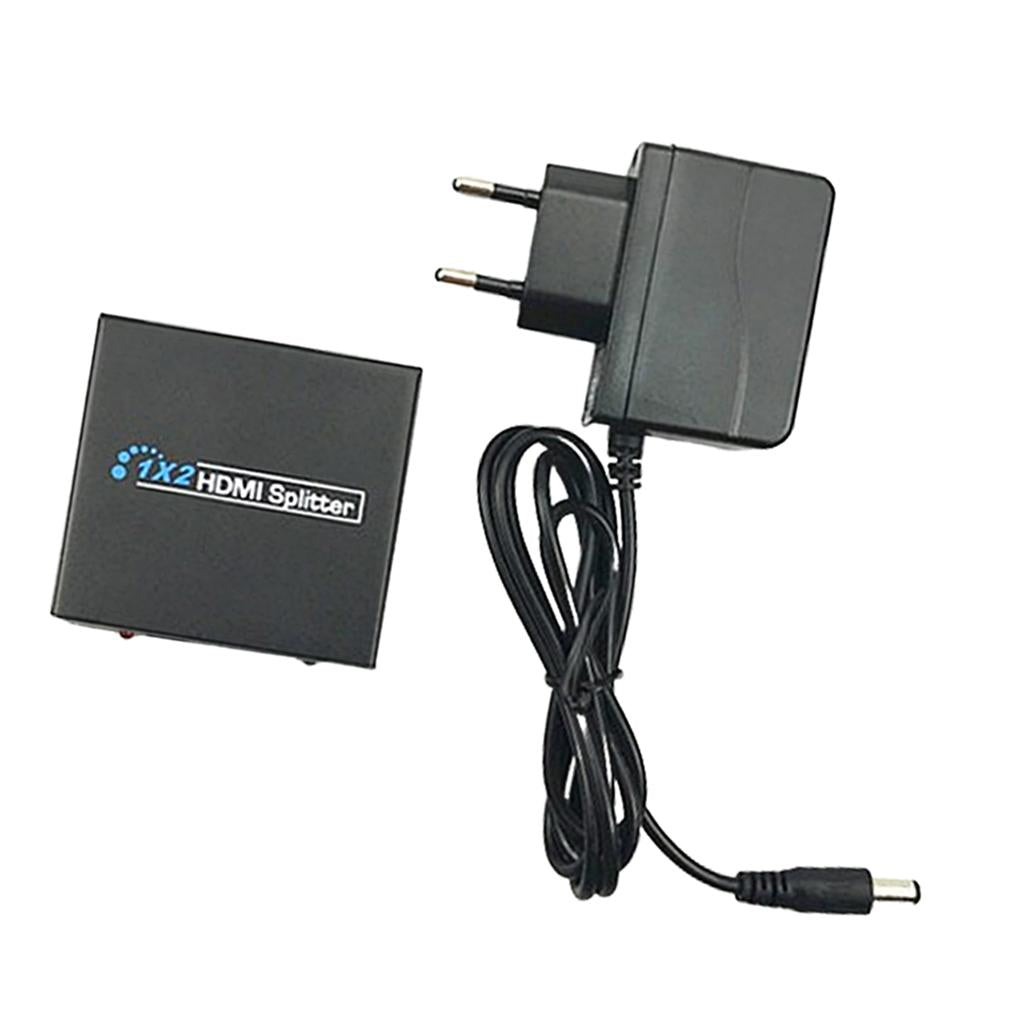 1 Piece EU Plug HDMI 1 In 2 Out 3D Splitter Switch Switcher Distributor