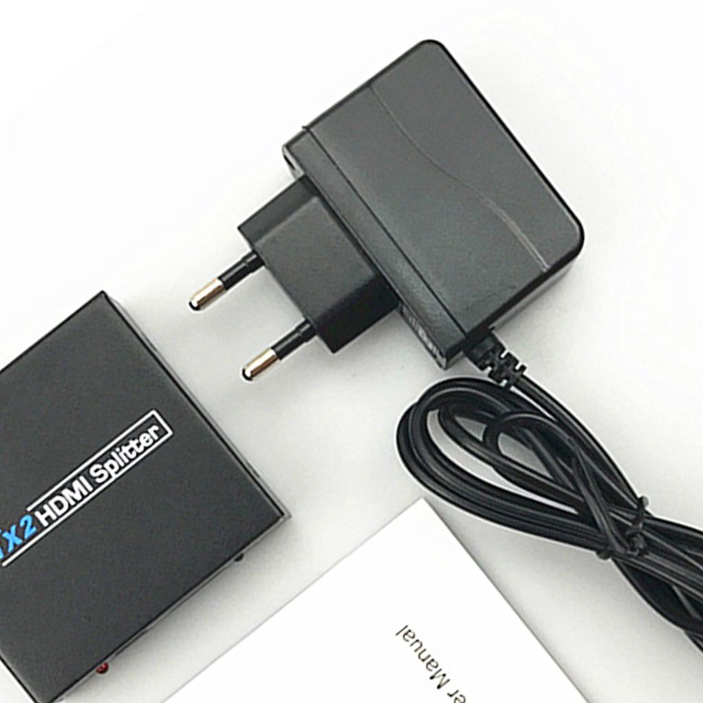 1 Piece EU Plug HDMI 1 In 2 Out 3D Splitter Switch Switcher Distributor