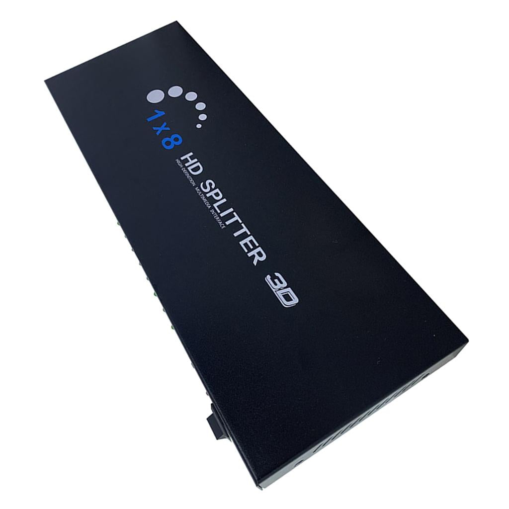 1 Piece EU Plug HDMI 1 In 8 Out 3D Splitter Switch Switcher Distributor