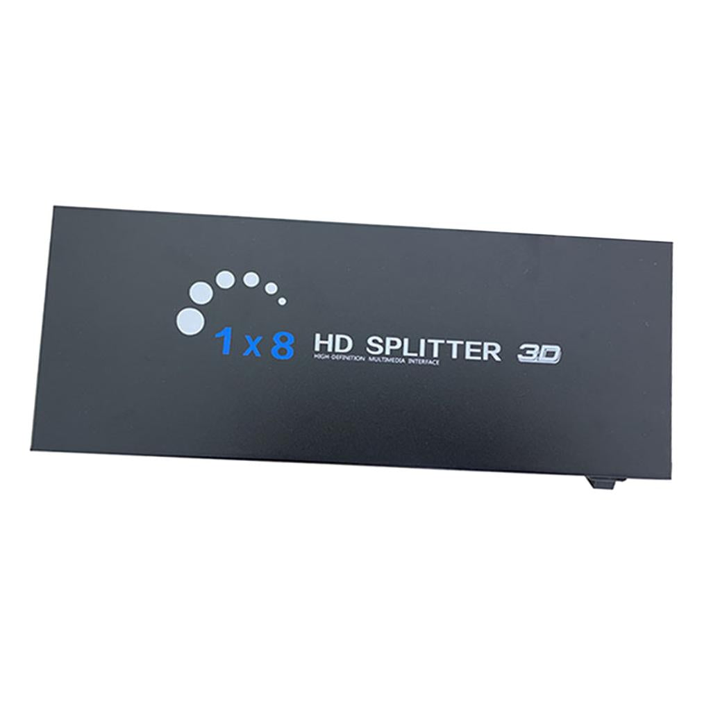 1 Piece EU Plug HDMI 1 In 8 Out 3D Splitter Switch Switcher Distributor