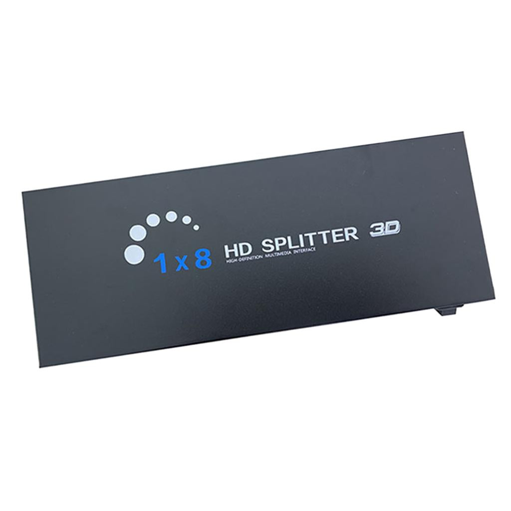 1 Piece EU Plug HDMI 1 In 8 Out 3D Splitter Switch Switcher Distributor