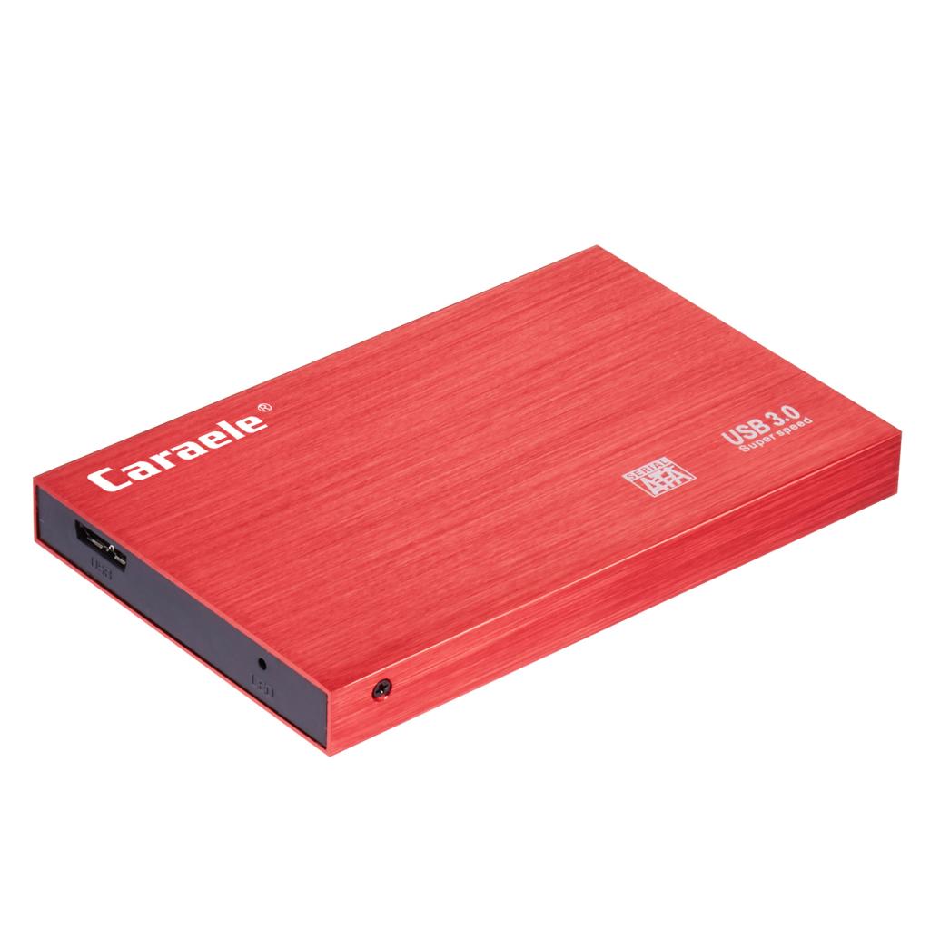 Red Ultra Slim 2.5in USB3.0 Hard Drive HDD Capacity Disk for PC Laptop 1T
