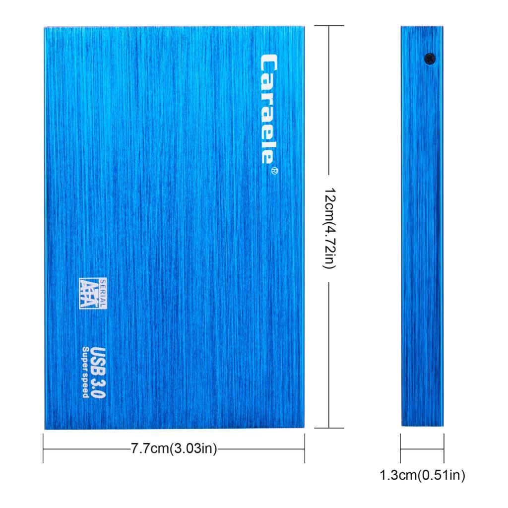 Blue High Speed USB 3.0 Mobile HDD Portable External Hard Disk Driver 2T