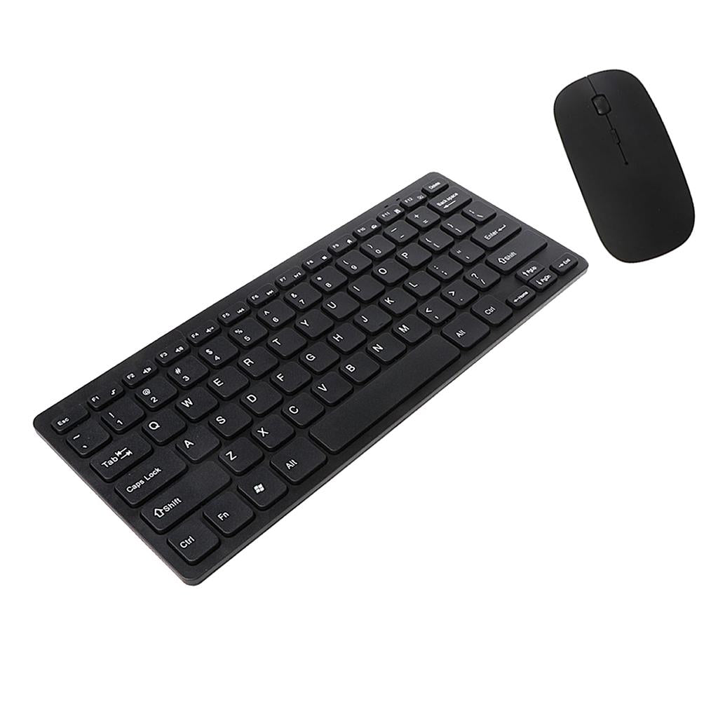 USB Wireless Cordless 2.4GHZ Keyboard & Mouse Combo Kit Set for PC Laptop